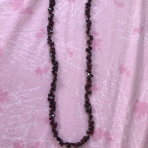 Beads  from pomegranate red